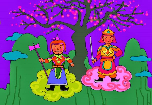 sự tích hoa đào - In Nhãn Mác