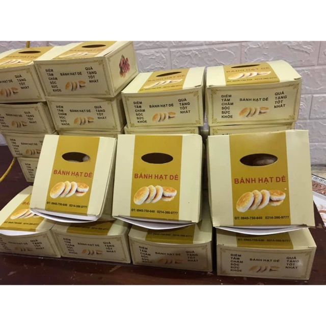 in hộp giấy đựng bánh hạt dẻ