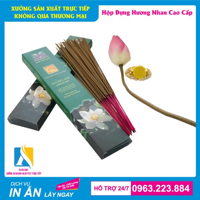 in bao bì giấy đựng nhang