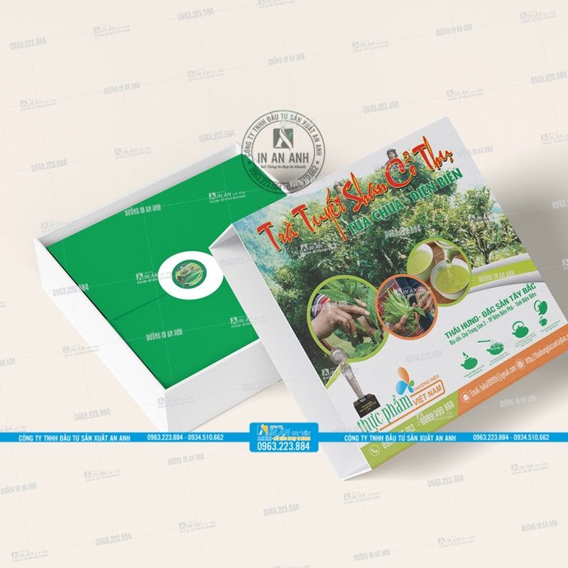 hộp giấy đựng trà túi lọc cao cấp