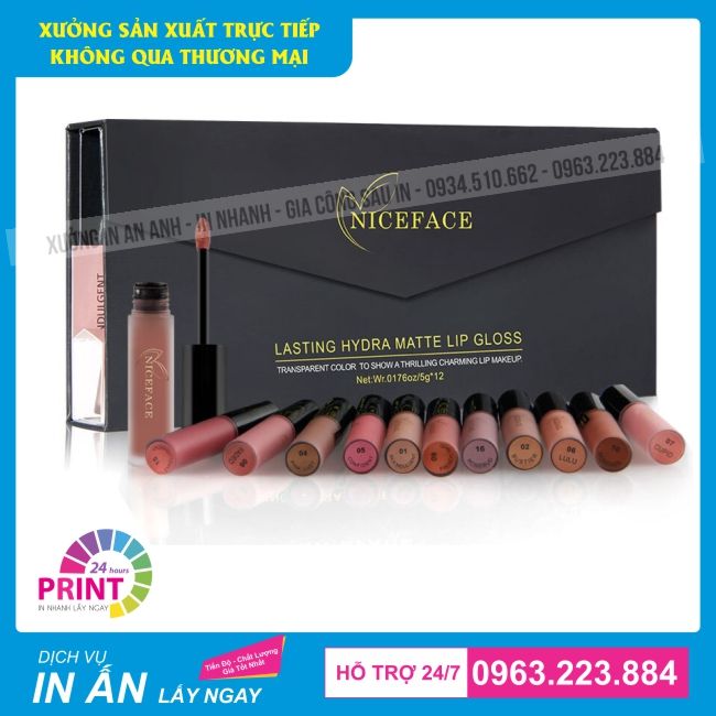 hộp giấy đựng son cao cấp