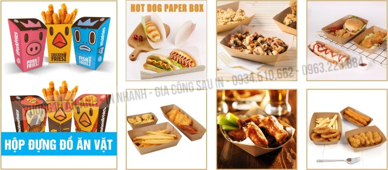 bao bì đựng thức ăn mang về