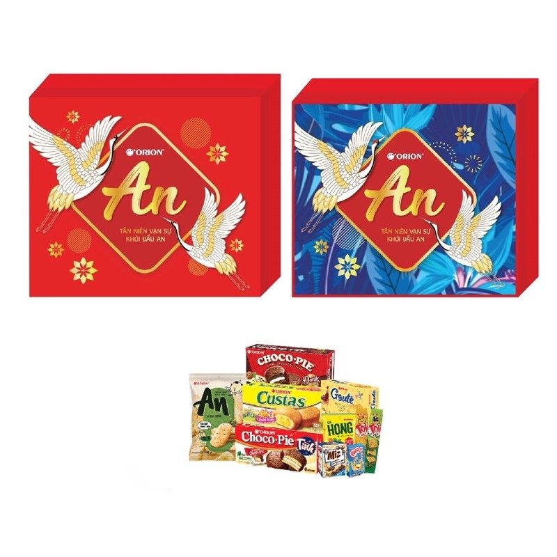 hộp quà tết chất lượng cao màu đỏ an khang - Innhanmac