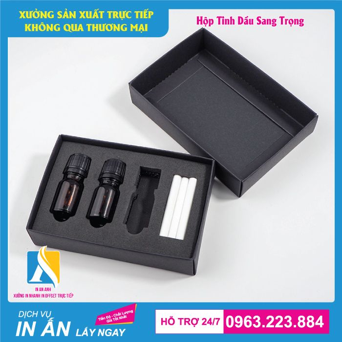 in hộp tinh dầu