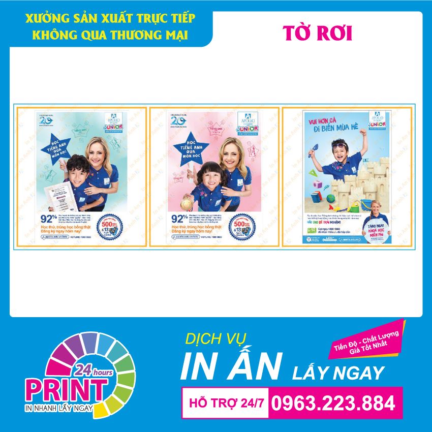 in ấn tờ rơi lấy ngay tại In An Anh