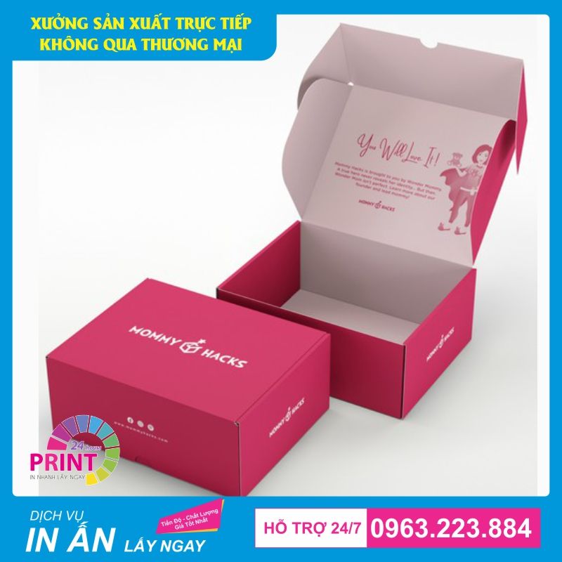 in bao bì đựng quần áo