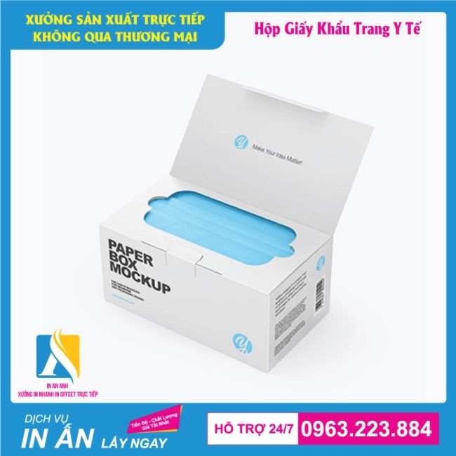 in bao bì khẩu trang y tế