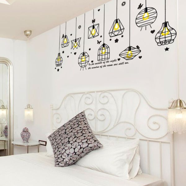 In decal giấy dán trang trí tường cho căn phòng đẹp hơn