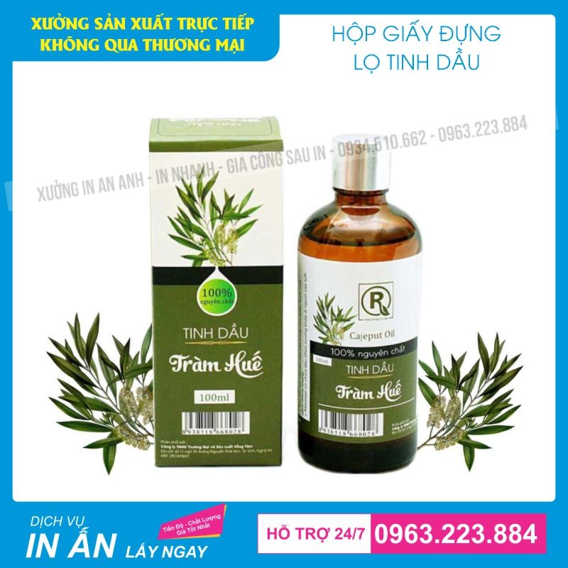 hộp đựng chai tinh dầu