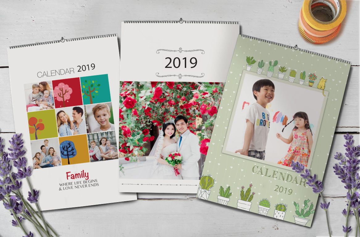 in lịch tết gia đình đoàn viên