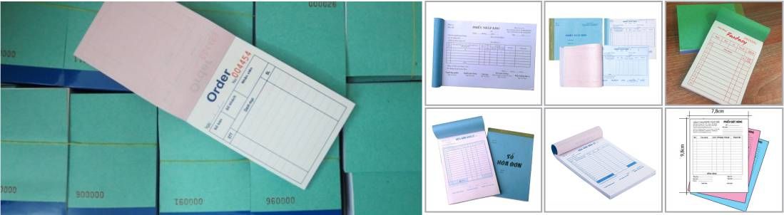 In và gia công phiếu thu, hóa đơn đạt chuẩn
