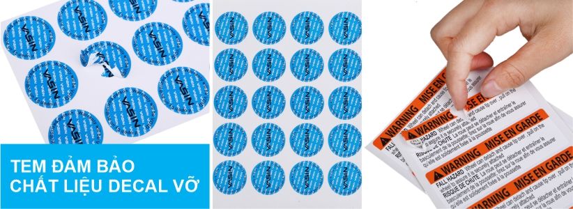 in tem chống giả bằng decal vỡ