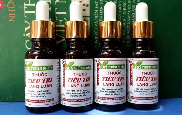 In decal giấy thuốc đông y gia truyền điều trị bệnh trĩ