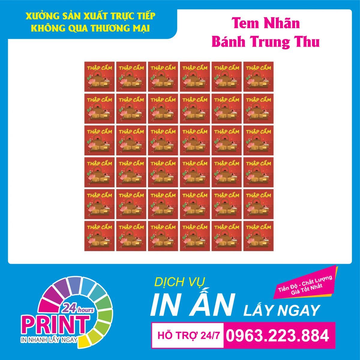 in tem nhãn bánh trung thu rẻ đẹp lấy ngay tại in An Anh