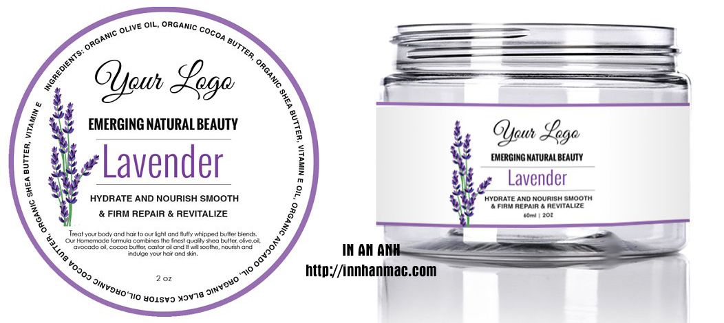 hình ảnh mẫu tem nhãn dán chai lọ mỹ phẩm