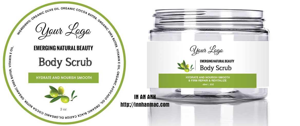 mẫu tem nhãn dán hộp đựng mỹ phẩm