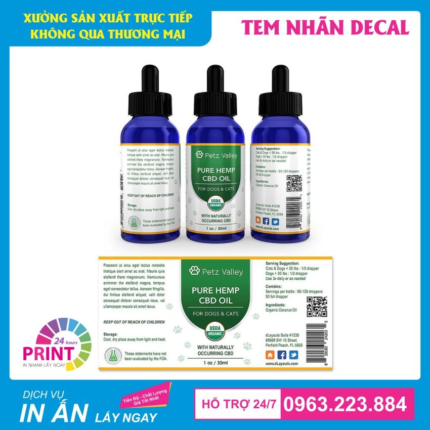 dịch vụ in tem nhãn tại hà nội