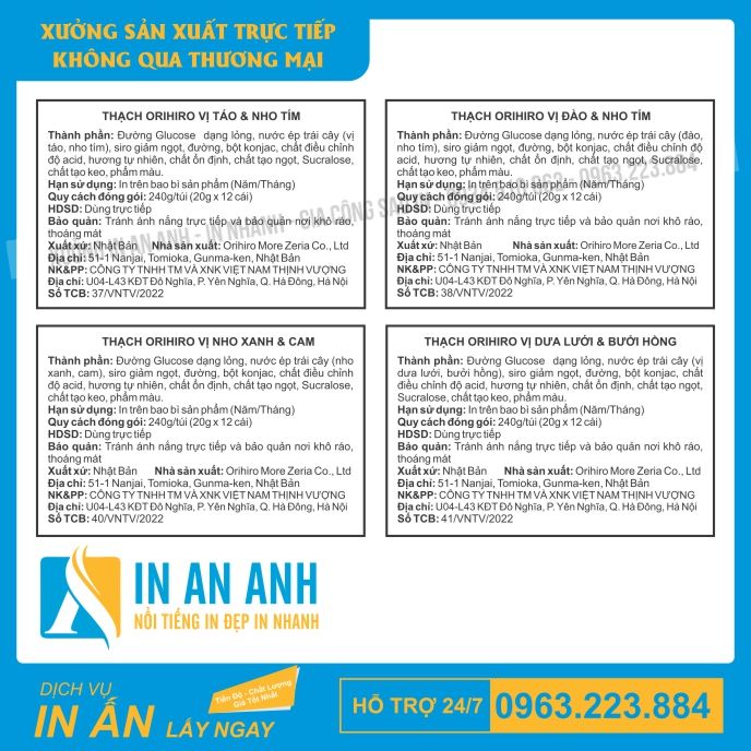 in tem phụ hàng hoá