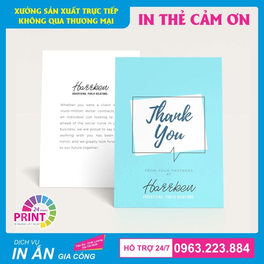 in thẻ cảm ơn
