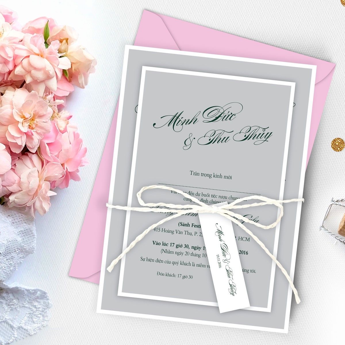 3 yếu tố cần và đủ để in thiệp cưới hiện đại