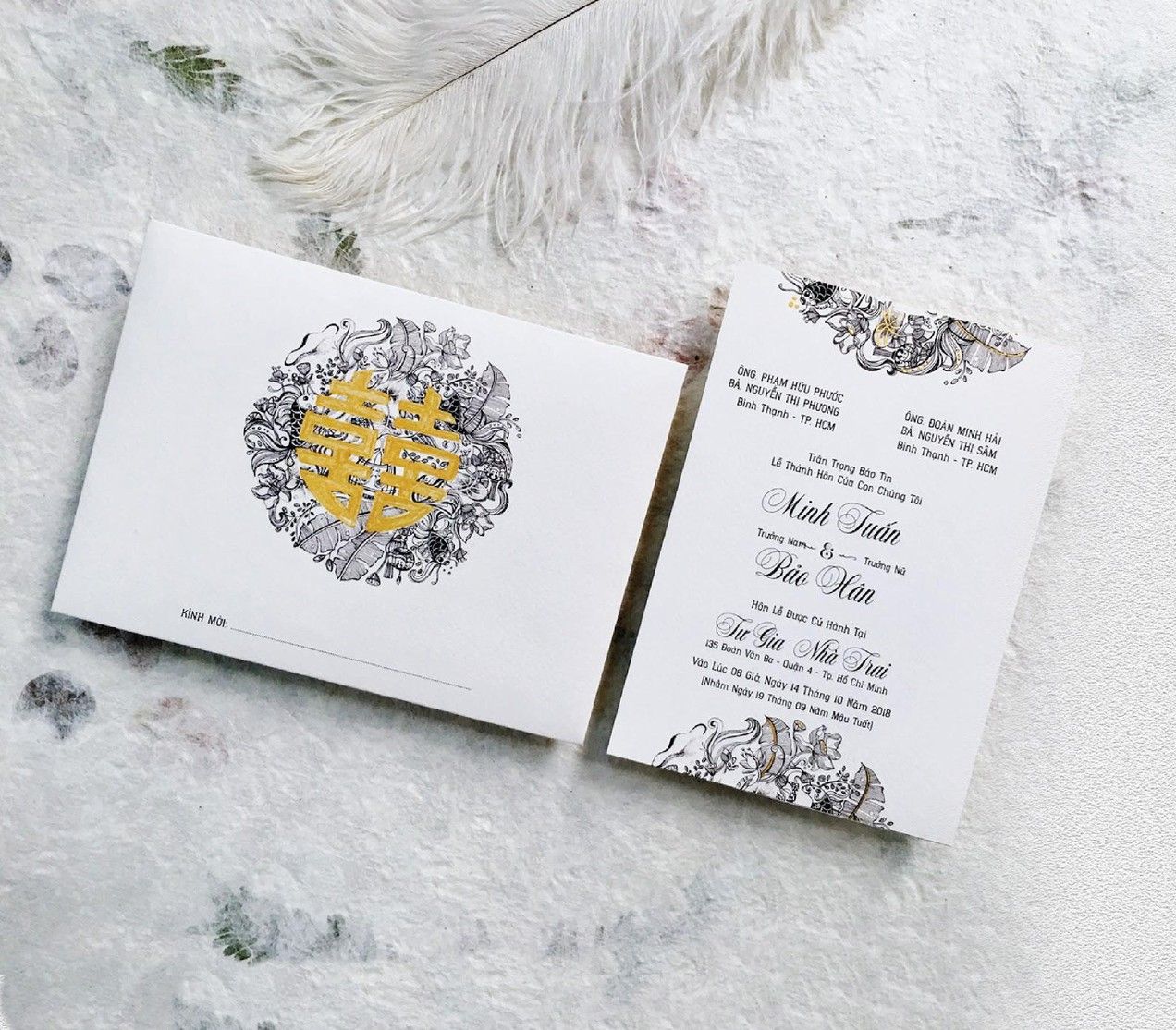 3 yếu tố cần và đủ để in thiệp cưới hiện đại