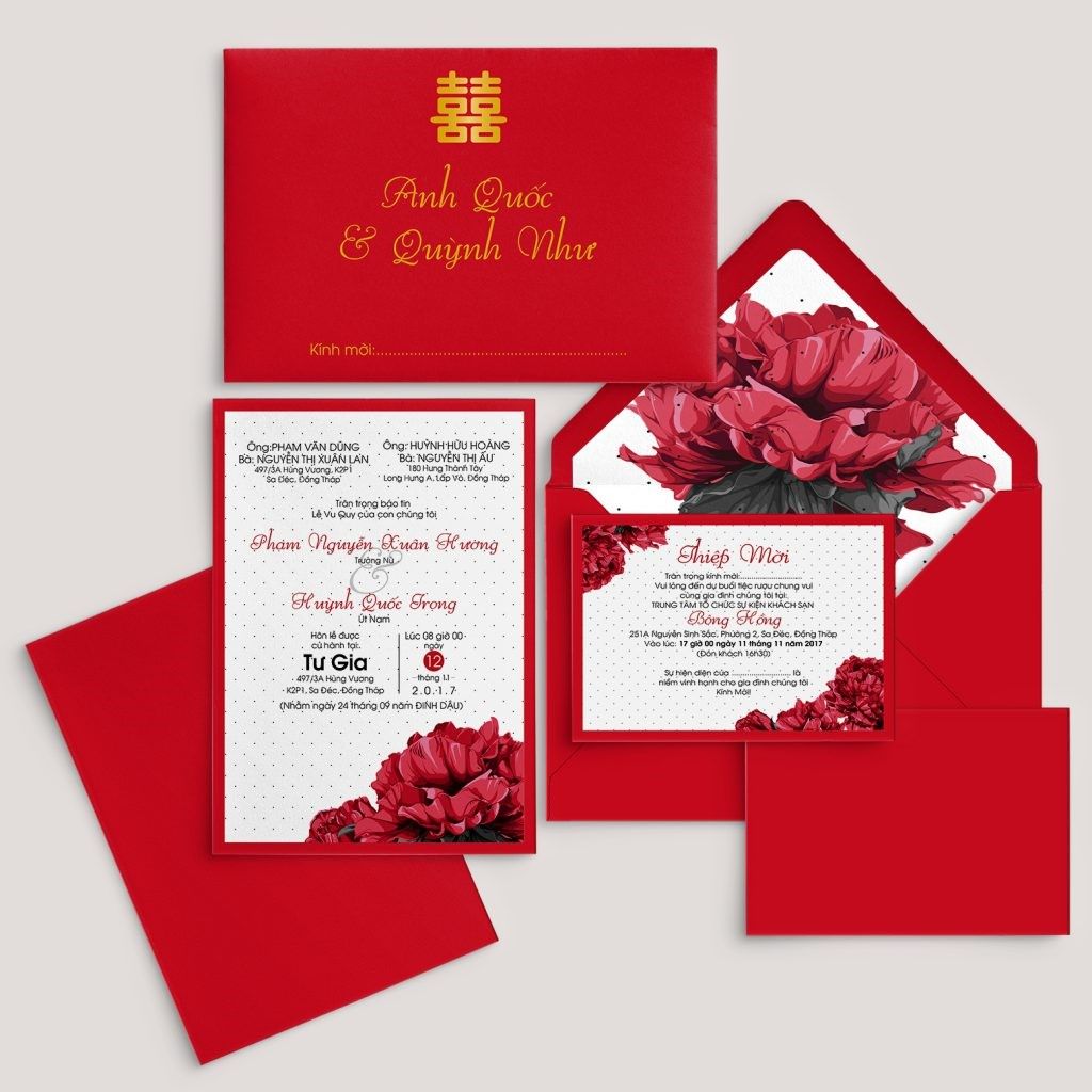 3 yếu tố cần và đủ để in thiệp cưới hiện đại