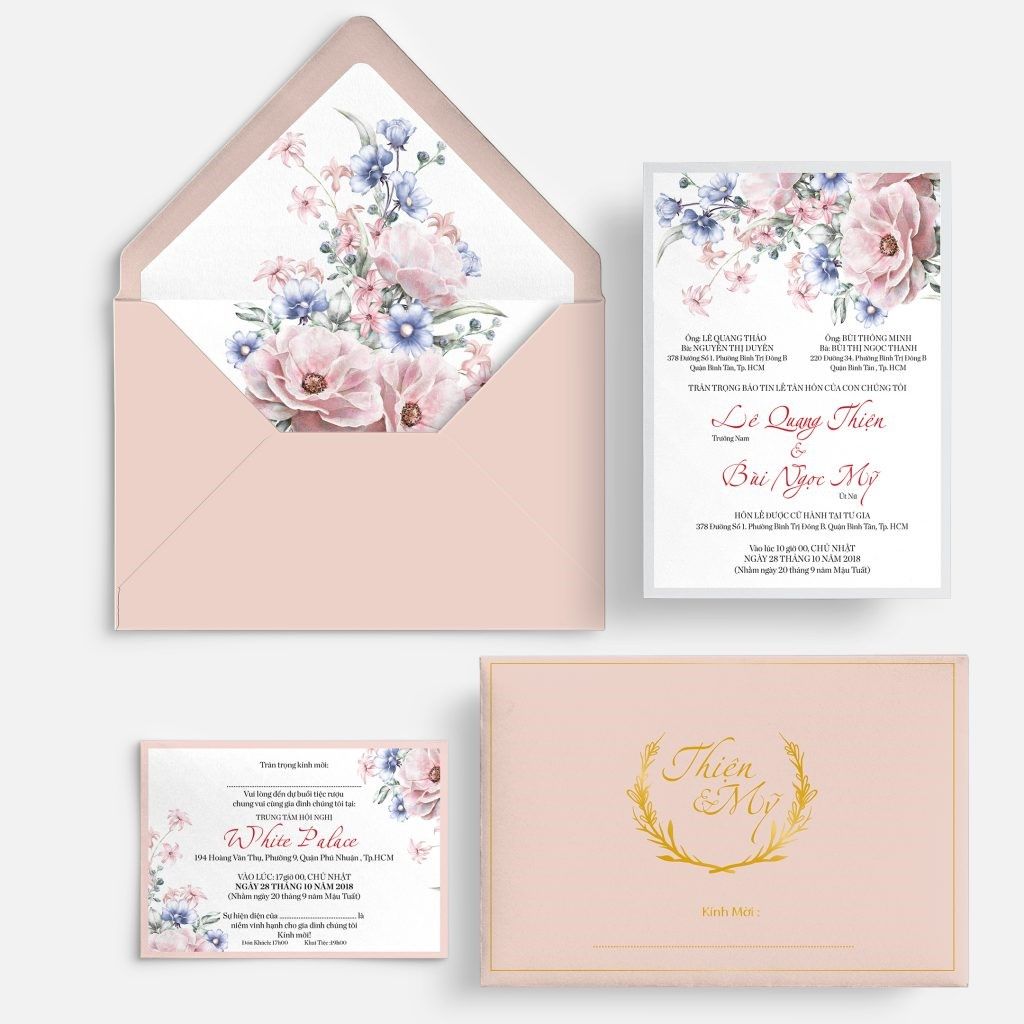 Phôi thiệp cưới là gì? Bí mật in thiệp cưới rẻ đẹp cho cặp đôi “nghèo ý tưởng”