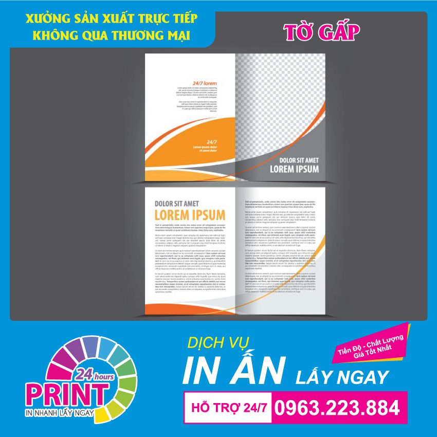 In tờ gấp giá rẻ tại In An Anh