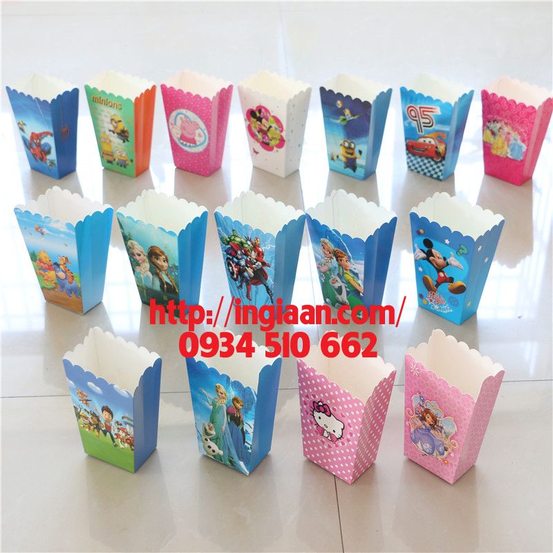 mẫu hộp đựng bỏng ngô đẹp