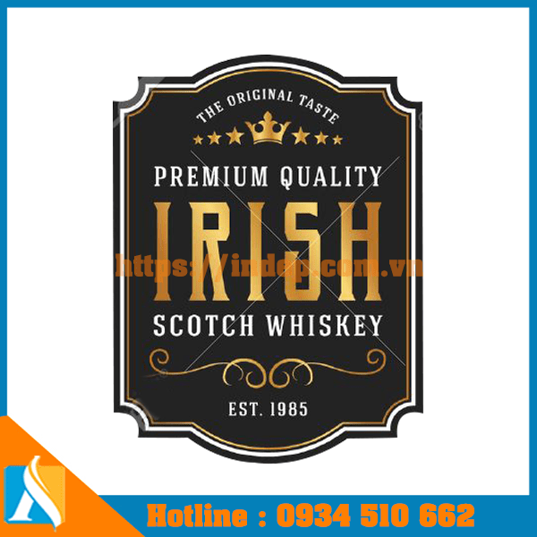 In tem nhãn dán chai rượu tại Điện Biên