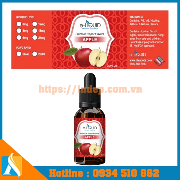 In tem nhãn dán sàn phẩm tại Thái Bình