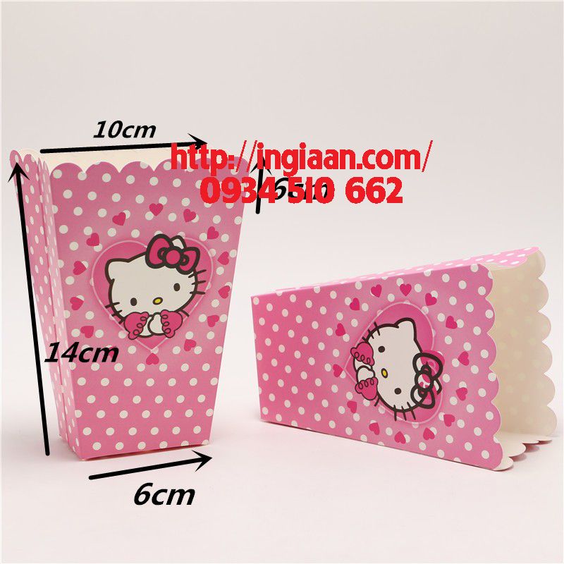 làm hộp đựng bắp rang bơ