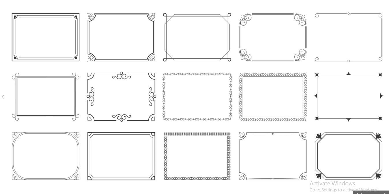 Khung viền vector - innhanmac