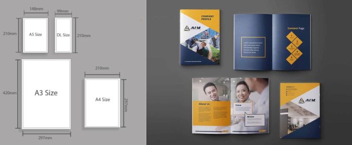 kích thước catalogue