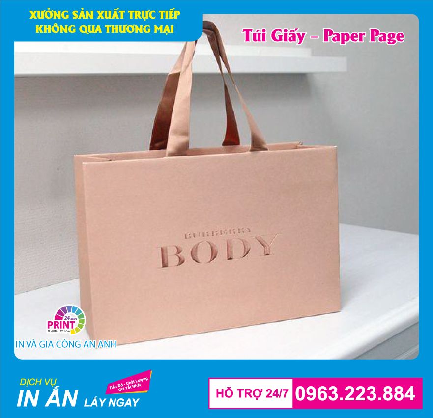 Kích thước in túi giấy tại In An Anh