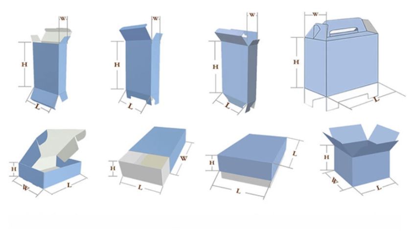 kiểu dáng hộp giấy