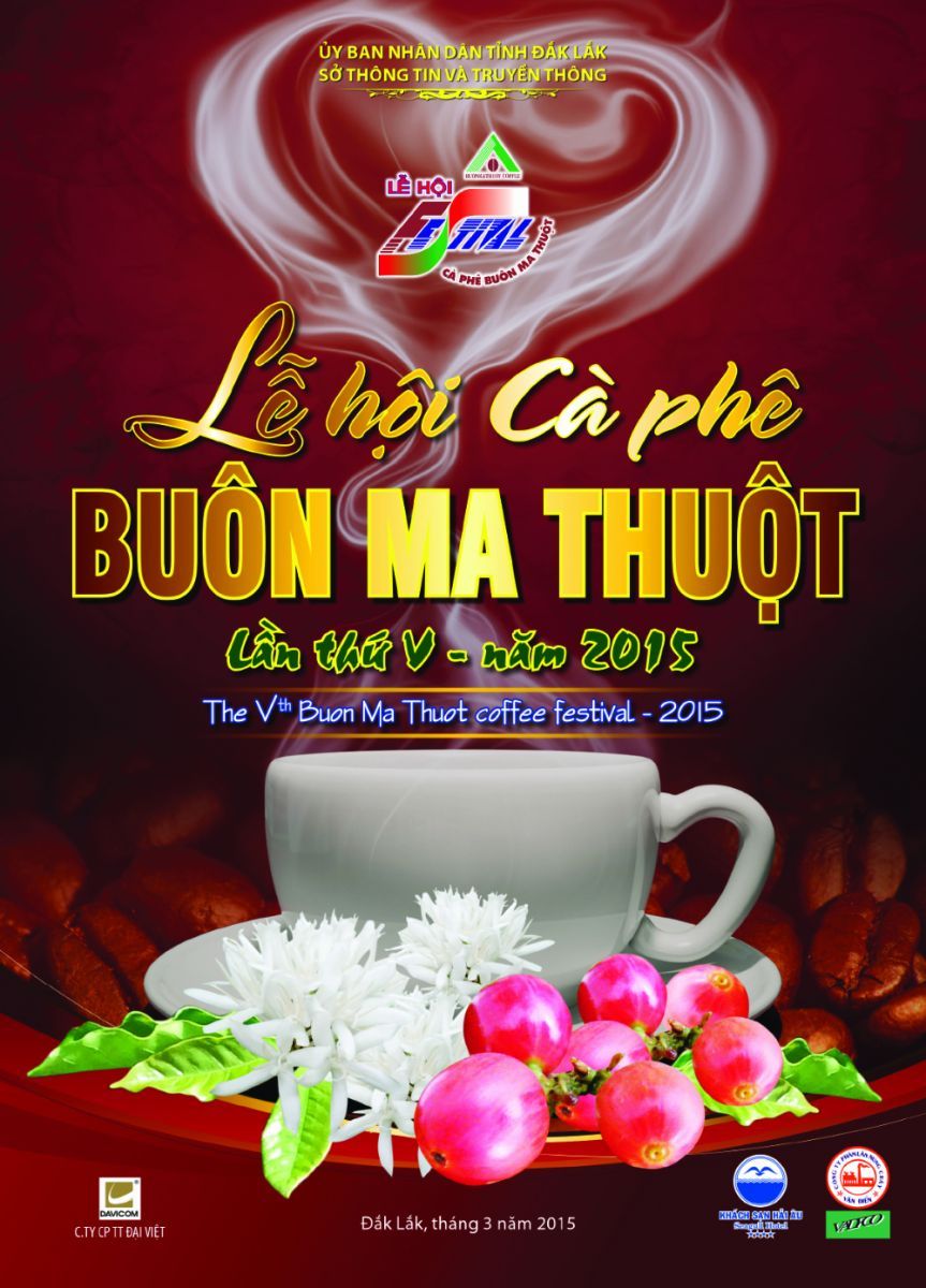 Tờ rơi quảng cáo sự kiện cà phê buôn ma thuột