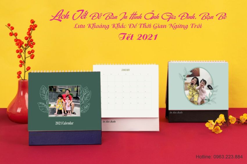 cty in lịch tết có hình ảnh con yêu