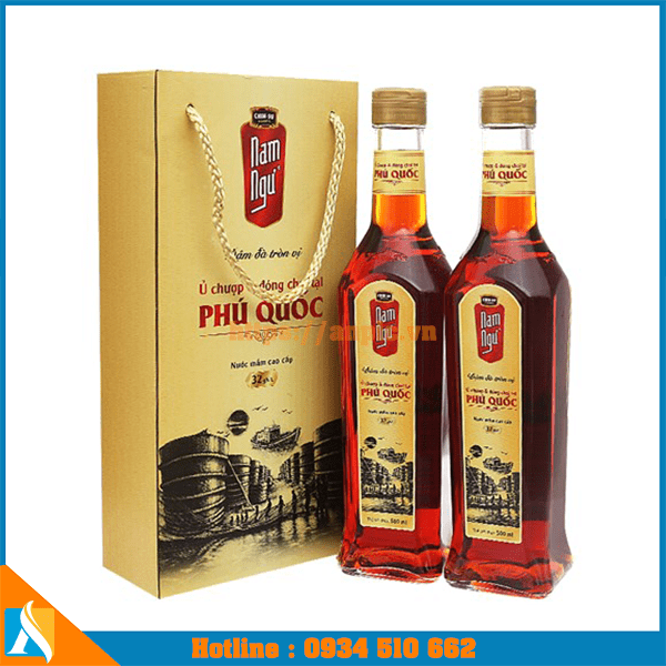 mẫu bao bì đựng chai nước mắm