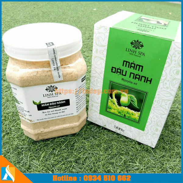 mẫu hộp bìa đựng mầm đậu nành