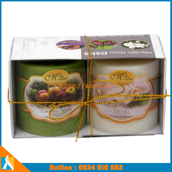 mẫu hộp bìa đựng nến thơm
