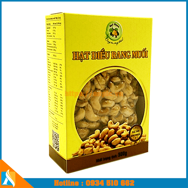 mẫu hộp cứng đựng hạt điều