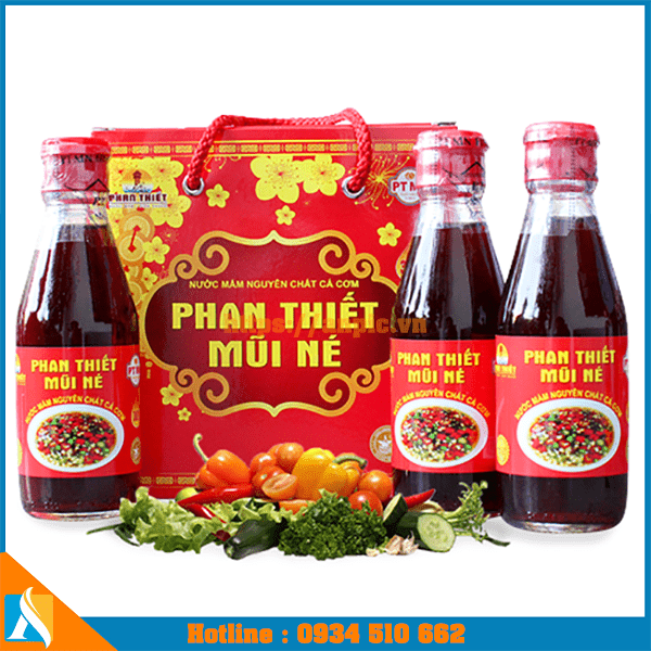 mẫu hộp giấy cao cấp đựng chai nước mắm