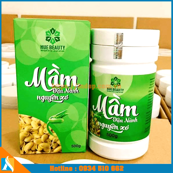 mẫu hộp giấy đẹp đựng mầm đậu nành