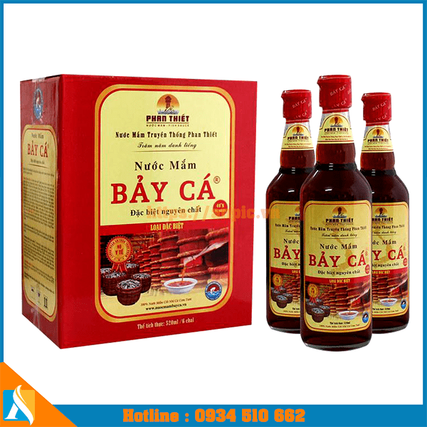 mẫu hộp giấy đựng chai nước mắm bắt mắt