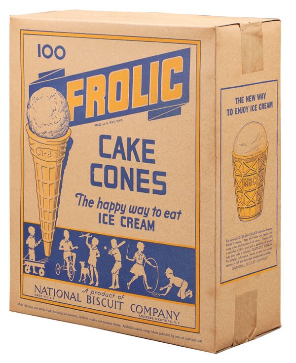 Mẫu hộp giấy đựng kem ốc quế màu kraft cổ điển này gây thu hút ngay từ cái nhìn đầu tiên