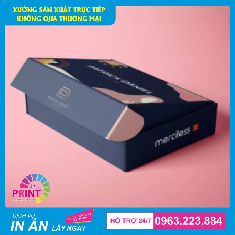 mẫu hộp giấy đựng quần áo