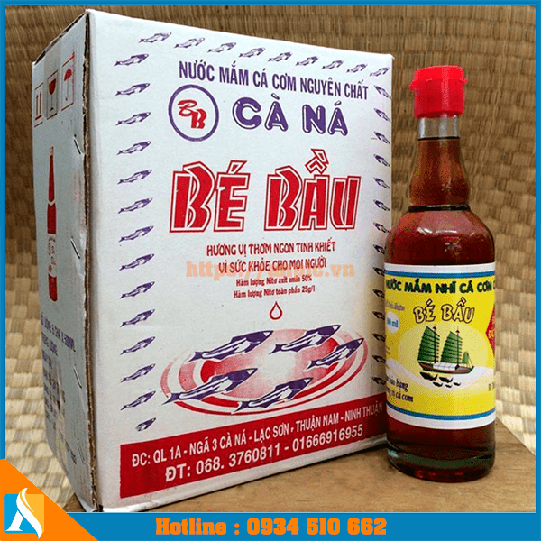 mẫu hộp giấy giá rẻ đựng chai nước mắm