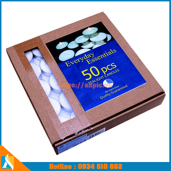 mẫu hộp giấy giá rẻ đựng nến thơm