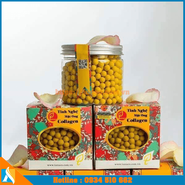 mẫu hộp giấy giá rẻ đựng tinh bột nghệ